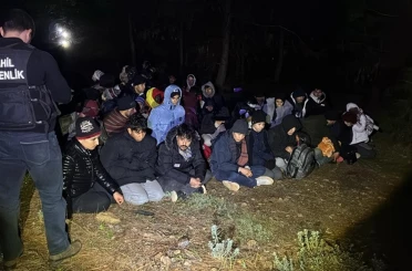 Fethiye’de 24’ü çocuk 58 düzensiz göçmen yakalandı