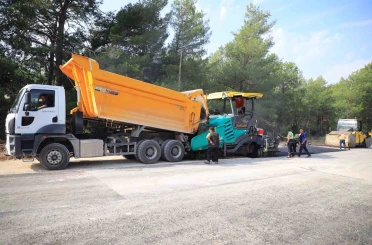 Fethiye Ölüdeniz 2. etap yol çalışması devam ediyor 