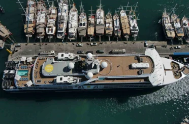 Fethiye’ye "SH Diana" Kruvaziyeriyle 106 Turist Geldi 