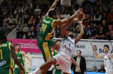 FIBA Avrupa Kupası: Aliağa Petkimspor: 101 - AEK Larnaca: 58 