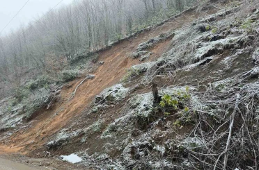 Fındıklıaksu köyünde heyelanların ardı arkası kesilmiyor 