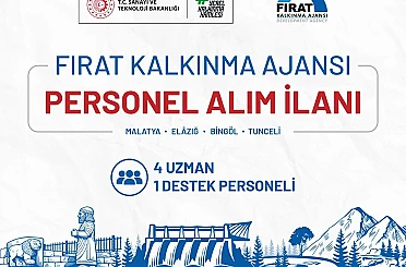 Fırat Kalkınma Ajansı personel alımı yapacak 