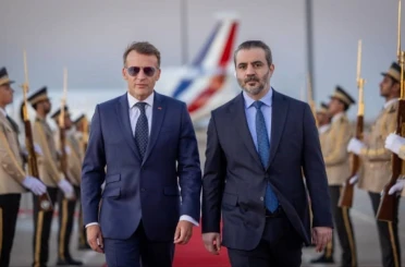 Fransa Cumhurbaşkanı Macron Suriye’de 