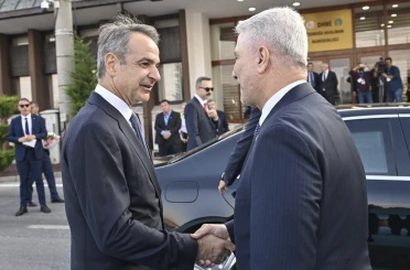 Fransa Cumhurbaşkanı Macron ve Yunanistan Başbakanı Miçotakis Ankara’da 