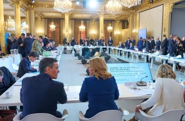 Fransa’daki Gönüllüler Koalisyonu Liderler Zirvesi başladı 