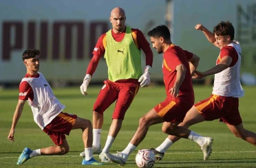 Galatasaray, günü çift antrenmanla tamamladı 