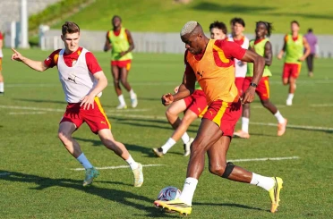 Galatasaray, günü çift antrenmanla tamamladı 