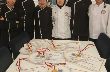Gastronomi Festivali’nde madalyaları topladılar 