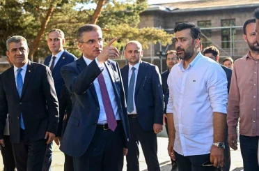 Gastronomi Lisesi inşaat çalışmalarına inceleme 