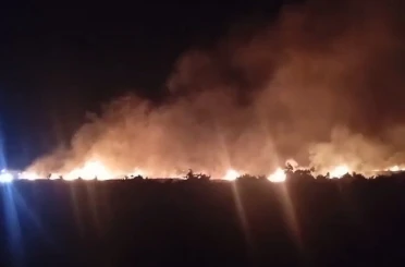 Gaziantep’te korkutan anız yangını 