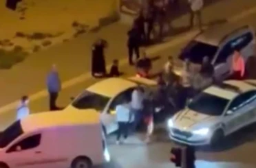 Gaziantep’te meydana savaşını aratmayan trafik kavgası 