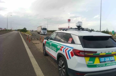 Gaziantep’te otoyolda kural ihlali yapan 2 bin 46 araca ceza 