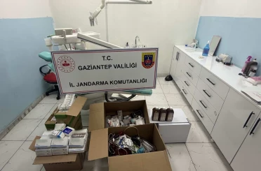 Gaziantep’te ruhsatsız diş kliniğine jandarma operasyonu: 2 sahte doktor yakalandı 