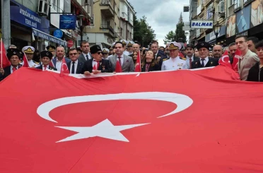 Gaziler Günü kutlaması sağanak nedeniyle gecikmeli yapıldı 