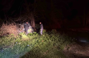 Gazipaşa Selinus Kalesi’ndeki çalılık yangını korkuttu 