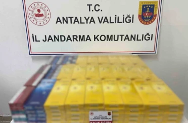 Gazipaşa’da 145 karton kaçak sigara ele geçirildi 