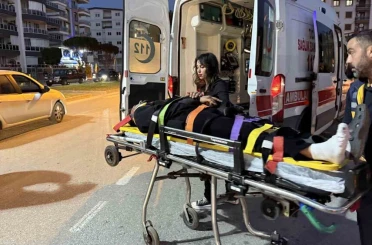 Gazipaşa’da otomobil ile motosiklet çarpıştı: 1 yaralı