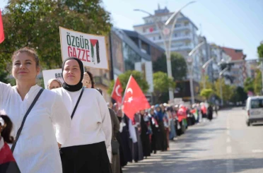 Gazze için ‘Sessiz Çığlık Zinciri’ 