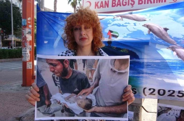 Gazze’ye destek için Kudüs’e yürüyen İranlı aktivist Mersin’e ulaştı 