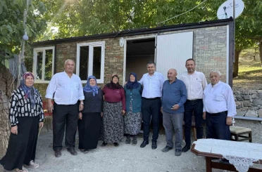 Gediz Belediyesi mağdur vatandaşların yanında 