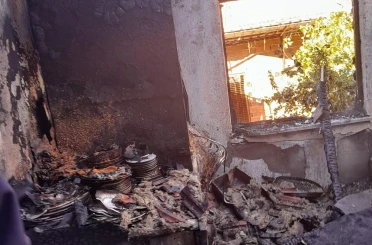 Gediz’de korkutan yangın