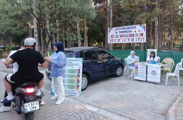 Gediz Tarhana Festivalinde duygulandıran farkındalık 