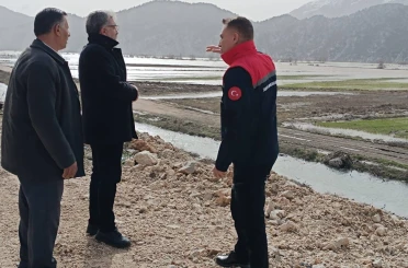 Gembos Ovası'nda taşkın sonrası inceleme