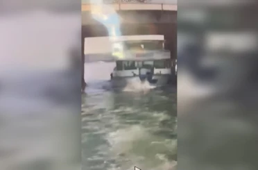Gemi personelinin hayatını kaybettiği kazanın görüntüleri ortaya çıktı 