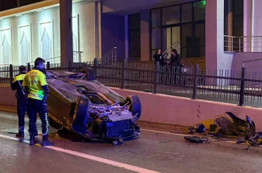 Gemlik’te otomobil takla attı: 3 yaralı 