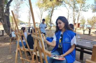 Gençler Milli Park’ta sanatla buluştu 
