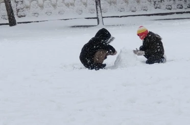 Germencik’te karne gününe özel kar şenliği düzenleniyor 