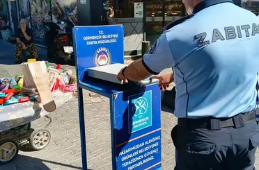Germencik’te semt pazarında etiket ve tartı denetimi
