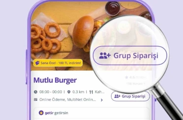 GetirYemek, grup siparişi özelliği kullanıma sundu 