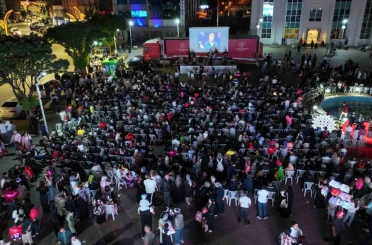 Gezici sinema tırı Çorum’da açık hava nostaljisi yaşattı 