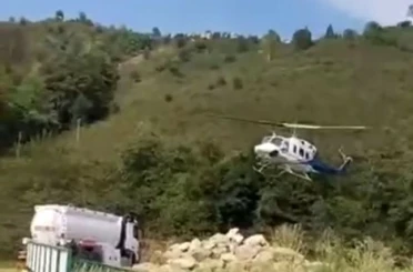 Giresun semalarındaki helikopter merak uyandırdı 
