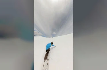 Giresun yaylalarında nisan ayında snowboard keyfi 