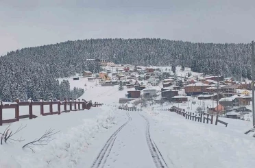 Giresun’un yaylalarında kar kalınlığı 1,5 metreyi buldu 
