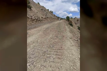 Gökdere-Beyhan sahil yolunda çalışmalar başladı 