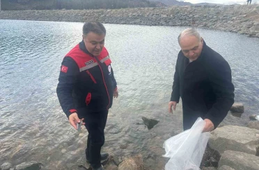 Göl ve göletlerde balıklandırma çalışması 