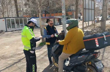 Gölbaşı’nda trafik uygulamaları devam ediyor 