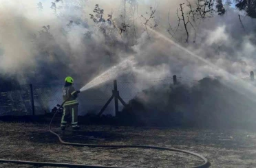 Gönen’de çıkan yangın kısa sürede kontrol altına alındı 