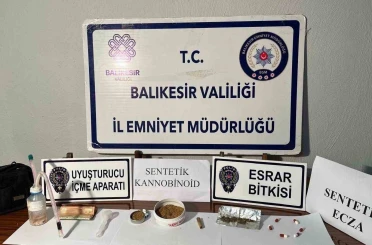 Gönen’de uyuşturucu operasyonu: 3 şüpheli gözaltına alındı 