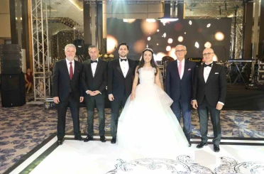 Görkemli düğünle mutluluğa ’evet’ dediler 