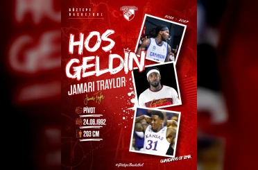 Göztepe Basketbol, Jamari Traylor’ı kadrosuna kattı 