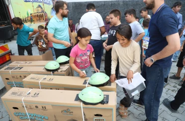 “Güle Oynaya Camiye Gel” projesinde hak kazanan 13 bin çocuğa bisiklet dağıtımı başladı