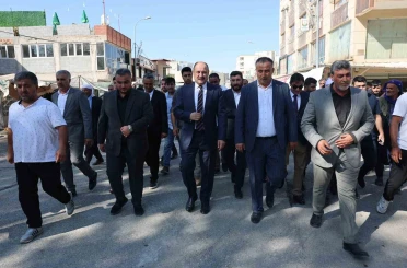 Gülpınar Hilvan’da temas ve incelemelerde bulundu 