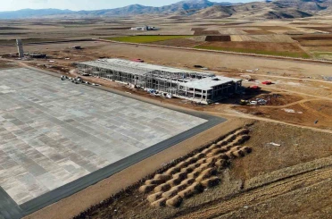 Gümüşhane ve Bayburt’un dünyaya açılacak kapısı olan havalimanı hızla yükseliyor 