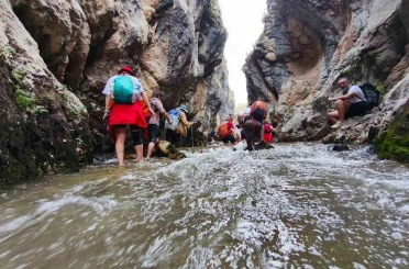 Gümüşhane’de doğaseverler Yılanlı Kanyon’u keşfetti 