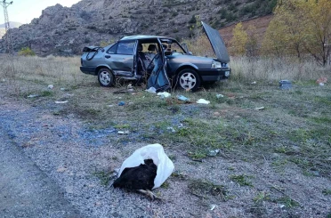 Gümüşhane’de iki araç çarpıştı: 4 yaralı 