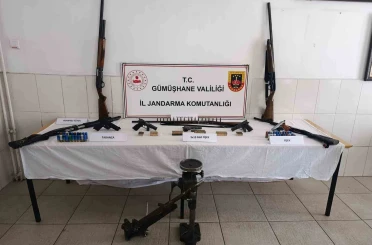 Gümüşhane’de jandarmadan silah operasyonu 